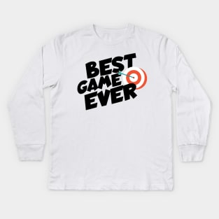 Archery best game ever Kids Long Sleeve T-Shirt